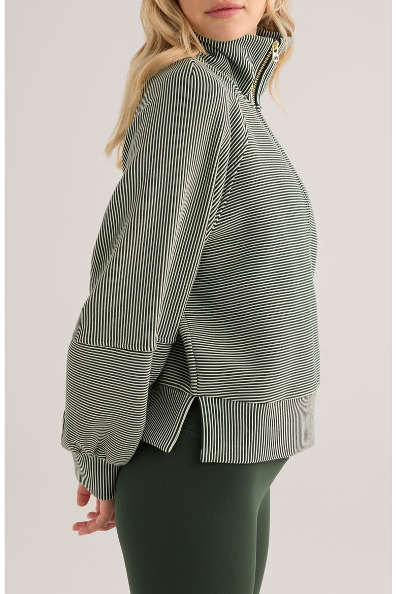 Milano Half-Zip Sweatshirt, Alternate, color, SYCAMORE