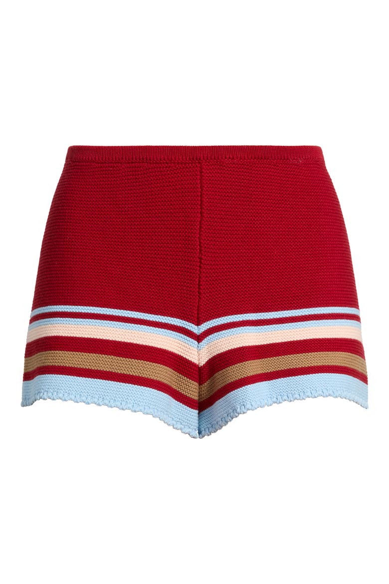 The Cleo Knit Shorts, Alternate, color, CRANBERRY MULTI