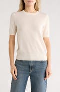 Nordstrom Short Sleeve Cashmere Sweater