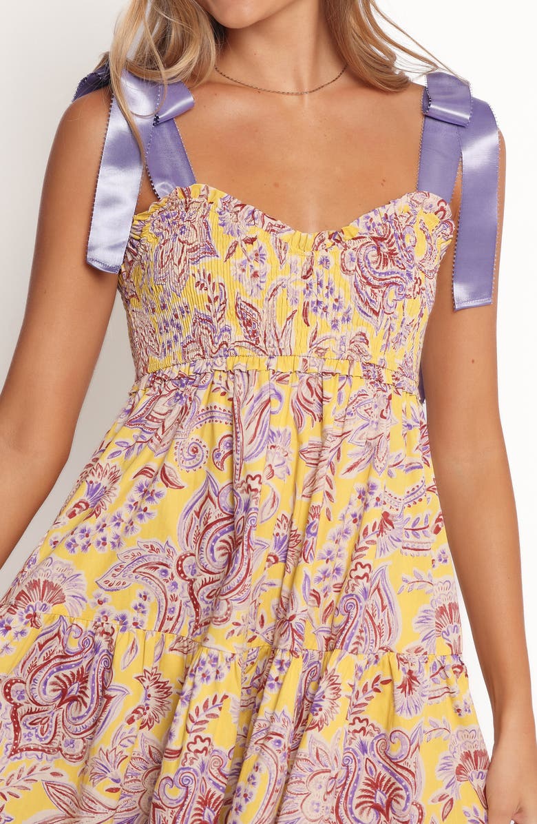 Petal & Pup Marigold Smocked Maxi Sundress, Alternate, color, Evening Primrose