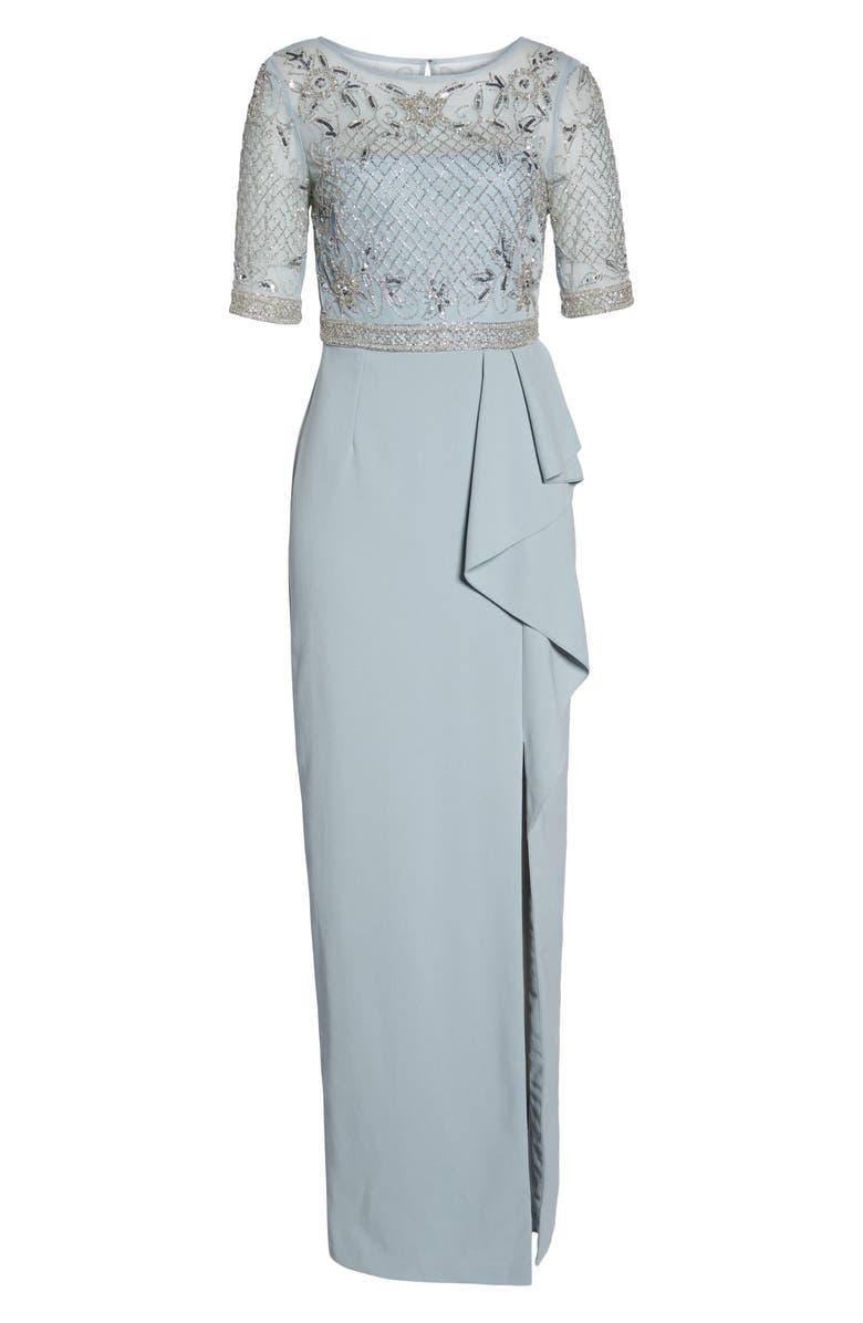 Adrianna Papell Beaded Gown, Alternate, color,