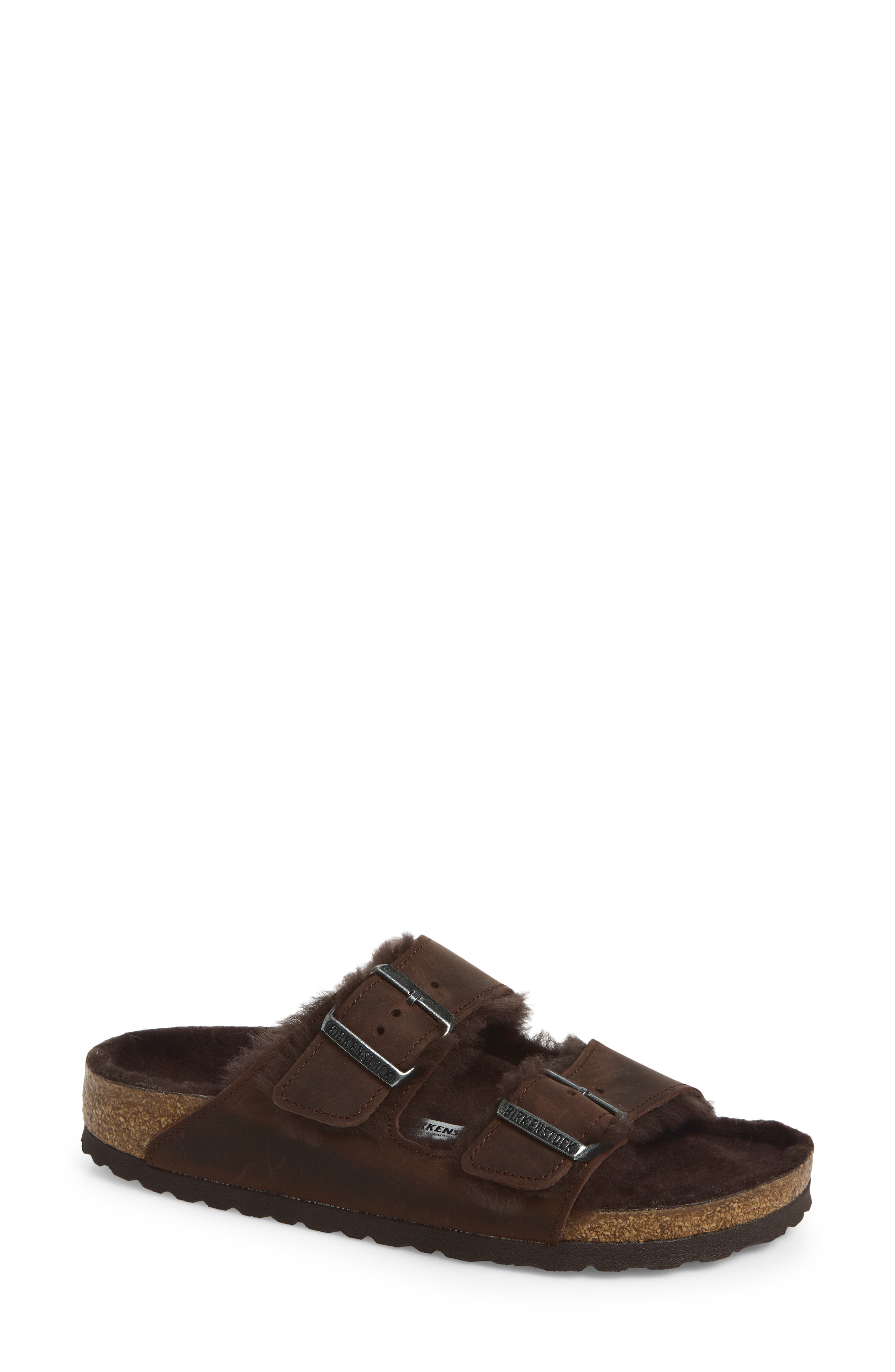Arizona Genuine Shearling Lined Slide Sandal