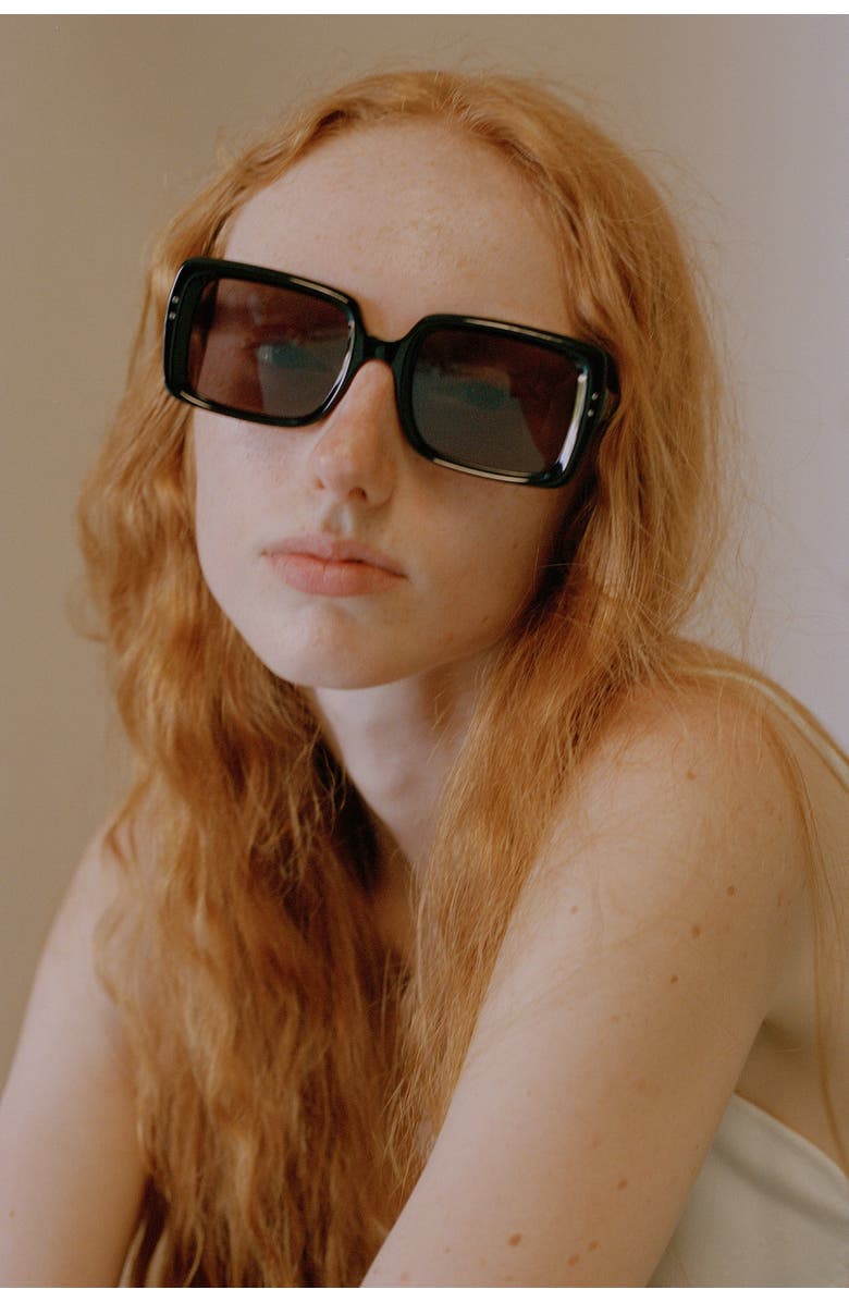 Epokhe Lou Sunglasses, Alternate, color, Black