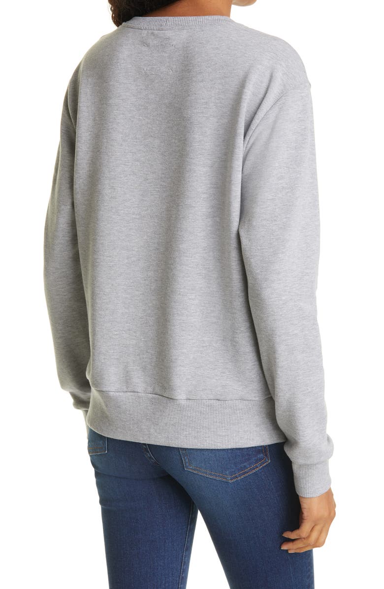 L'AGENCE Heidi Crew Sweatshirt, Alternate, color, 