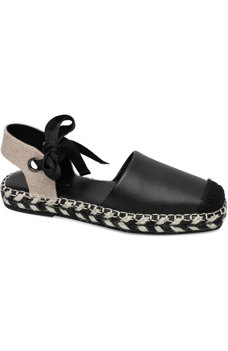 Linea Paolo Sol Espadrille Sandal, Main, color, Black/ Beige