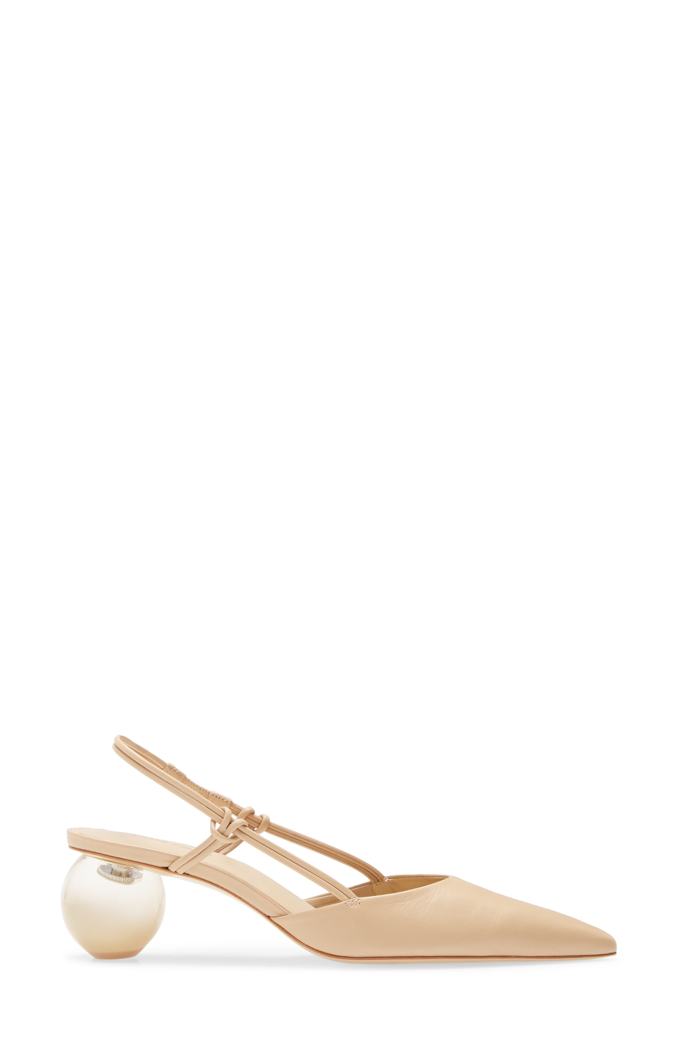 Aliza Slingback Pointed Toe Pump, Alternate, color, SAND