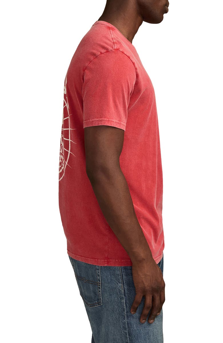 Lucky Brand Modelo Bottle Graphic T-Shirt, Alternate, color, Pompeian Red