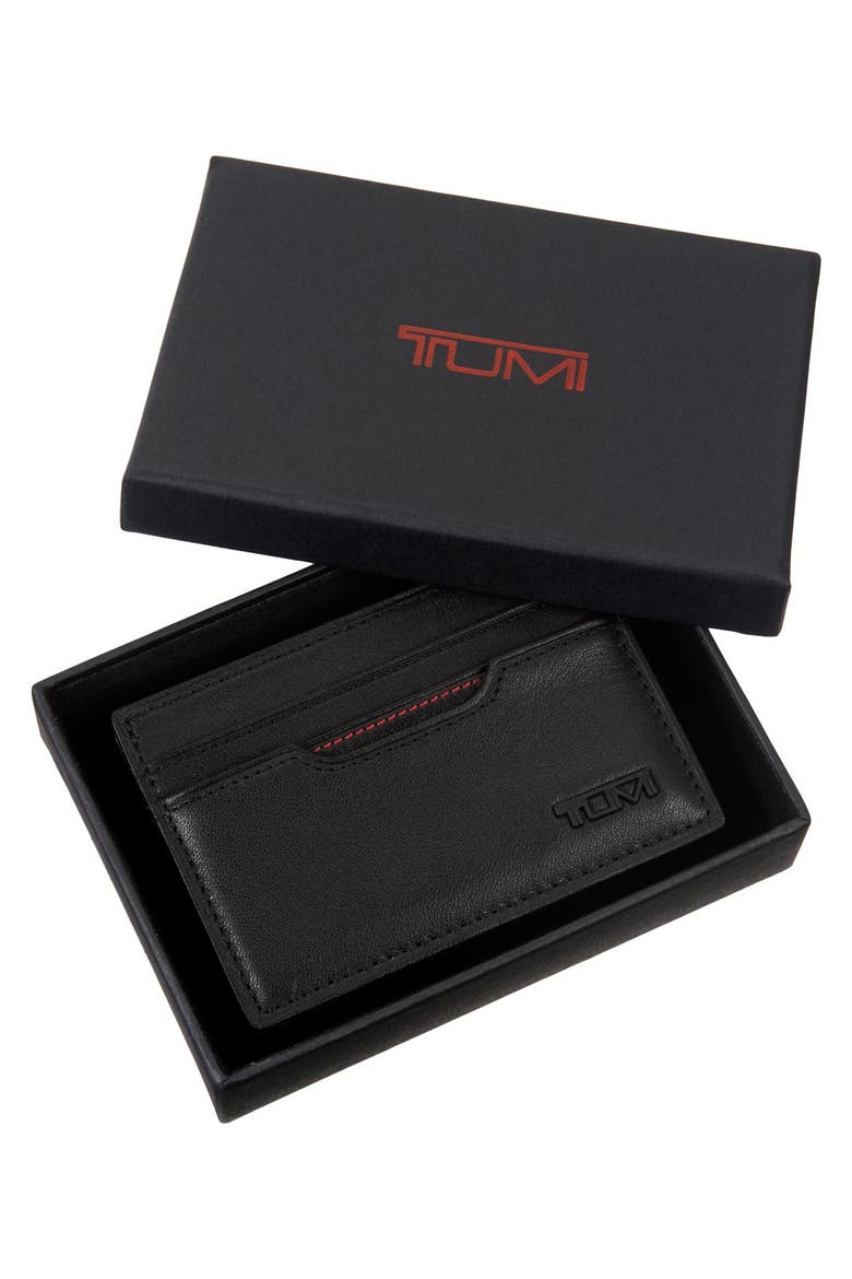Delta ID Lock™ Shielded Slim Card Case & ID Wallet, Alternate, color, BLACK