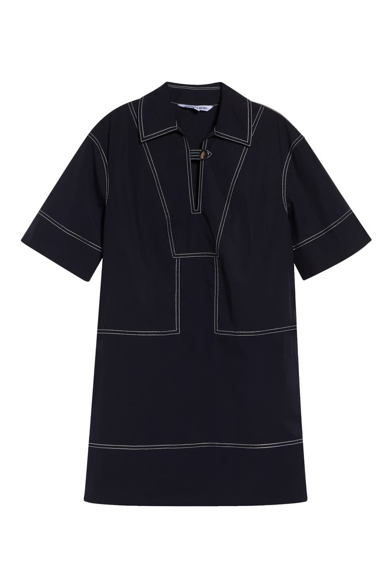 Phelix Poplin Shift Minidress, Alternate, color, NAVY