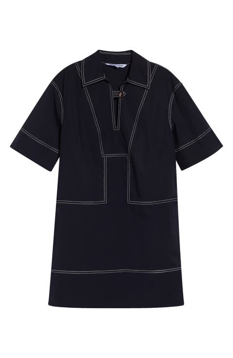 Phelix Poplin Shift Minidress