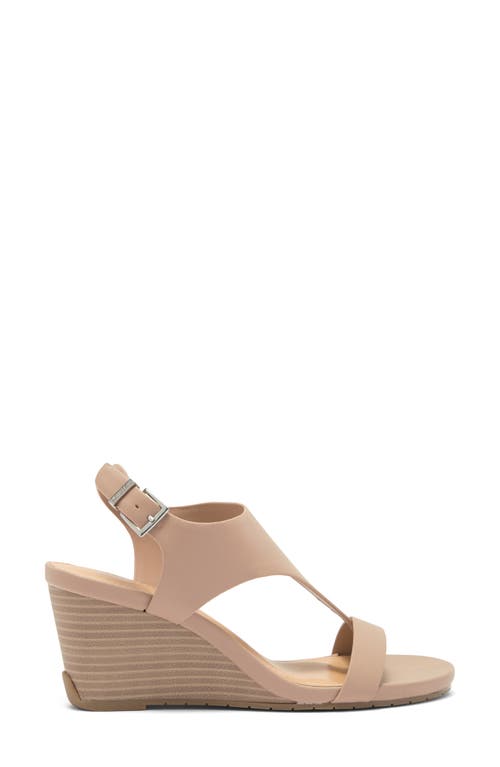 Reaction Kenneth Cole Greatly Platform Wedge Sandal In Chai