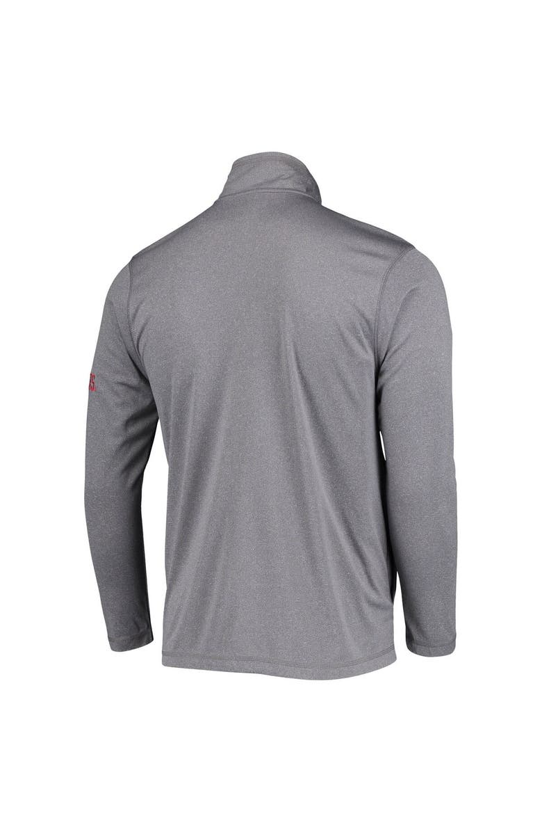 Champion Men's Champion Gray Nebraska Huskers Victory Quarter-Zip Jacket, Alternate, color,