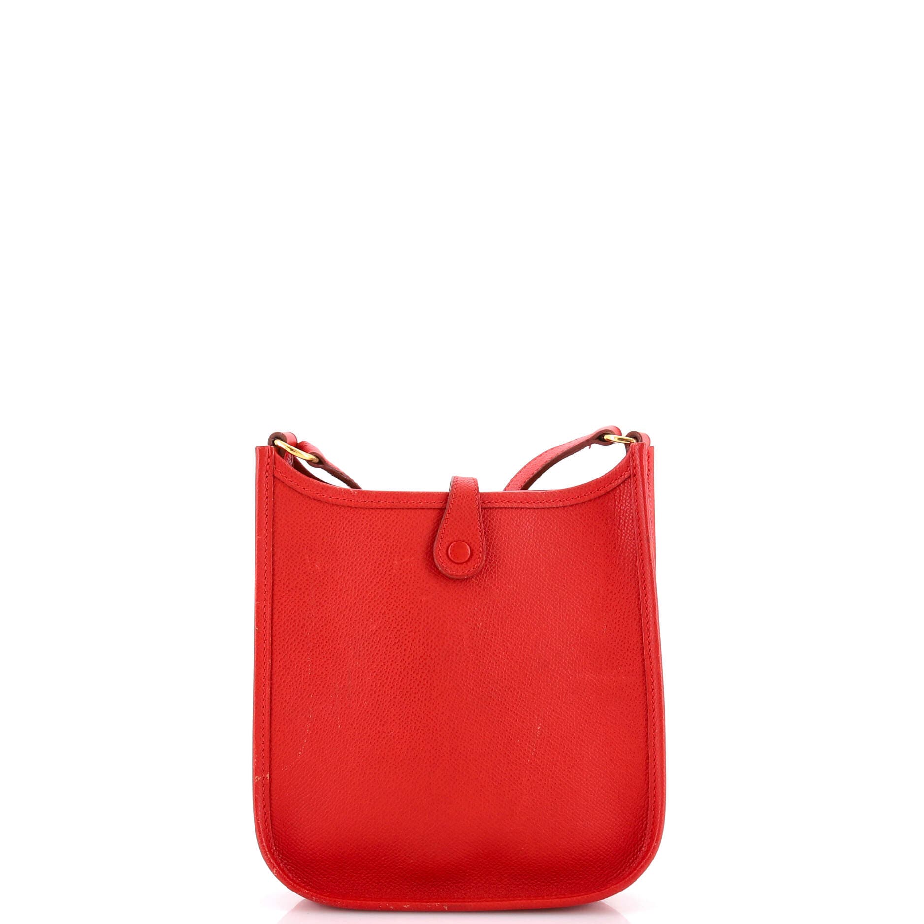 Pre-Owned Hermes Long Strap Evelyne Bag Epsom TPM, Alternate, color, Rouge Vif