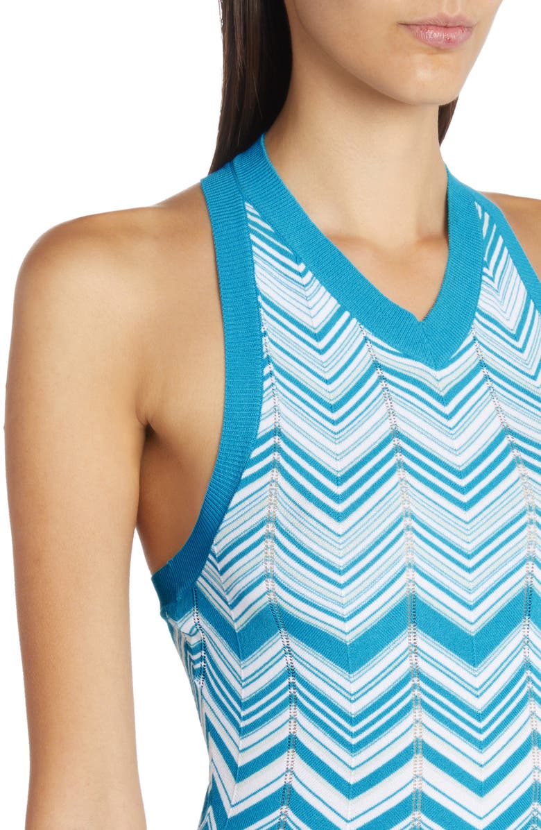 Missoni Micro Chevron Knit Tank, Alternate, color, 