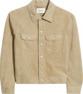 FRAME Suede Trucker Jacket