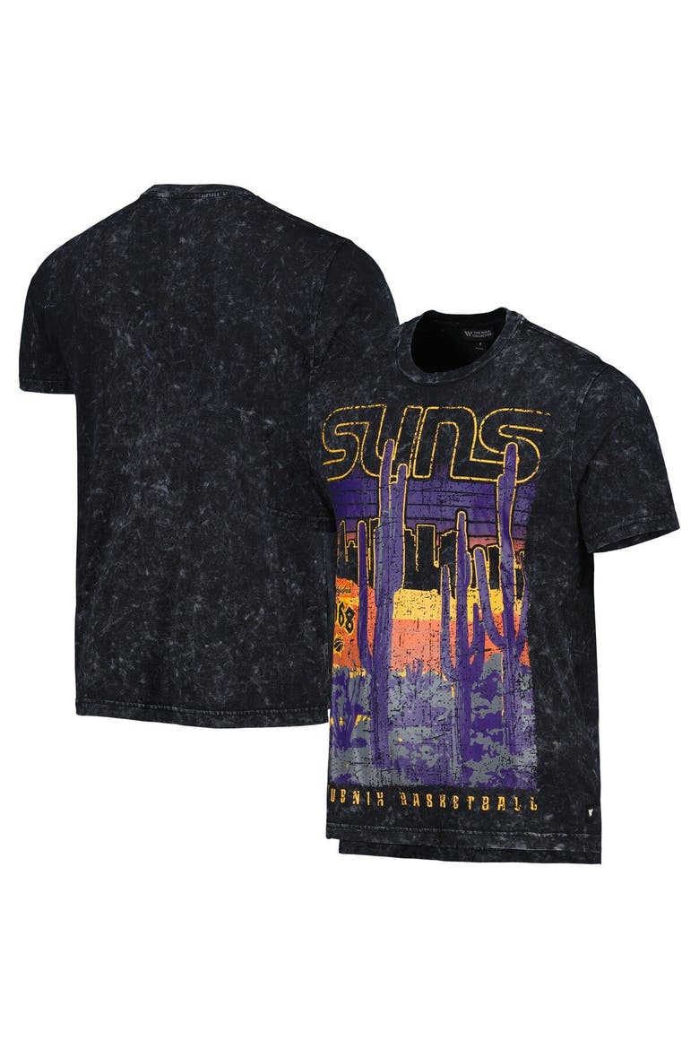 Unisex The Wild Collective Black/Purple Phoenix Suns Band T-Shirt, Main, color, Black