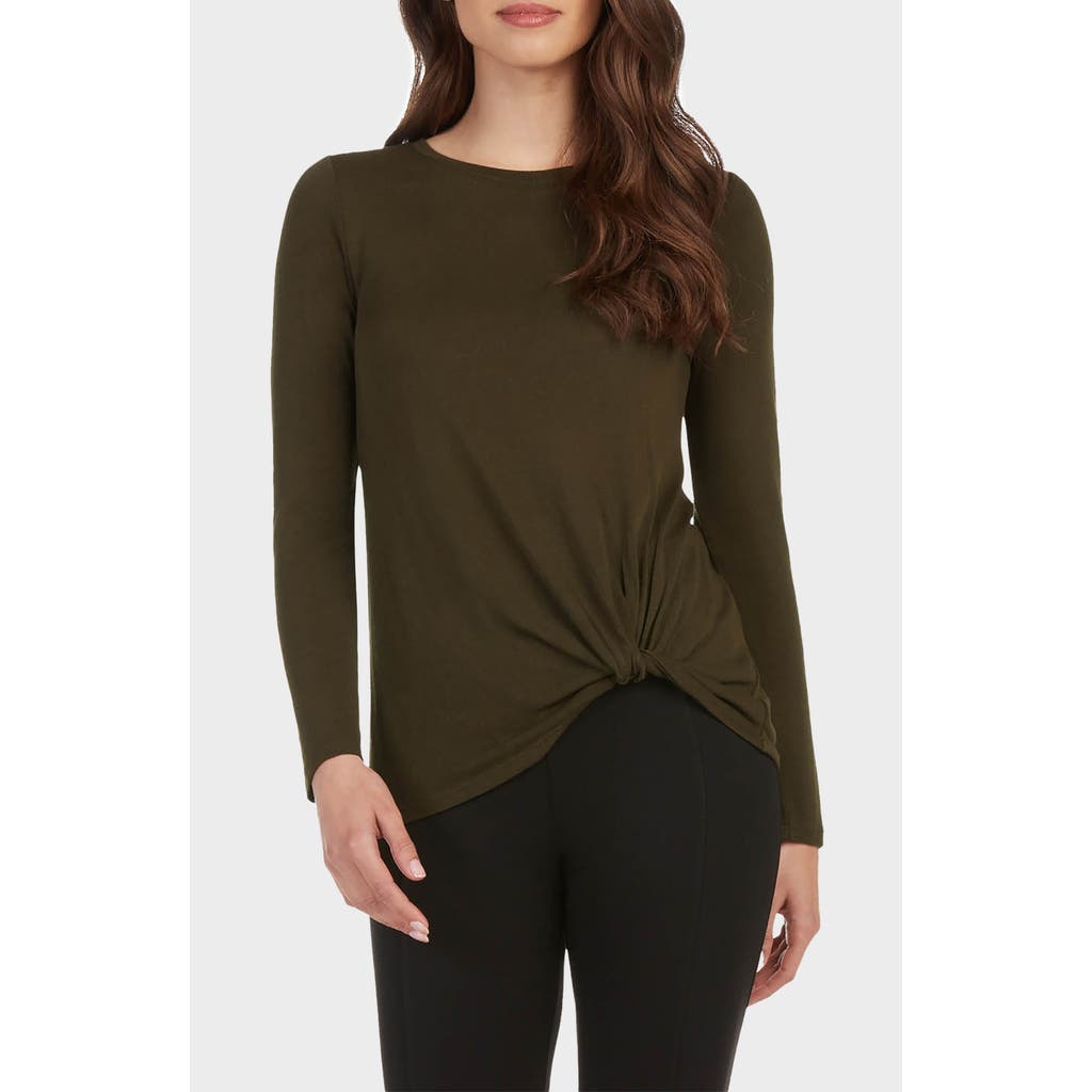 Matty M Ada Front Twist Long Sleeve Top