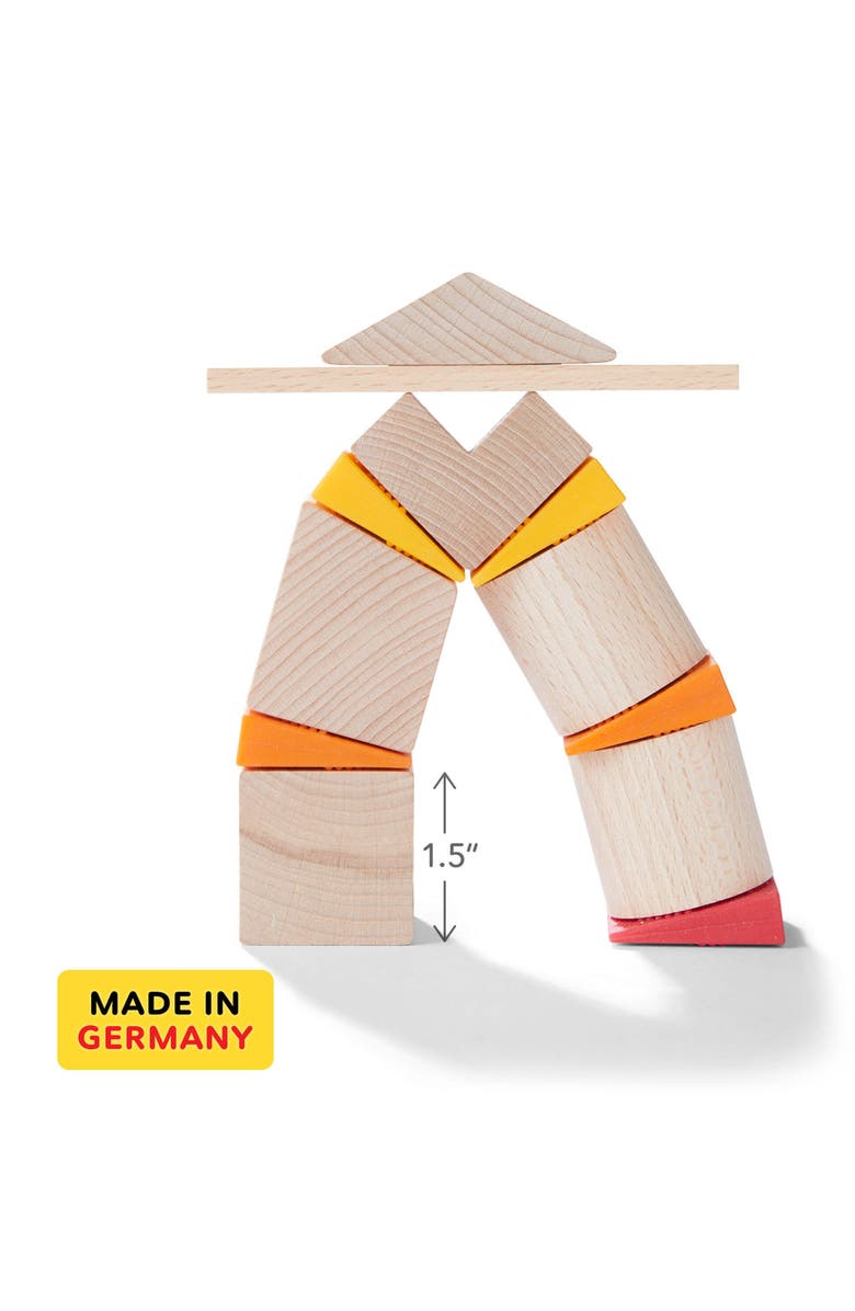 HABA Teetering Towers Arranging Blocks, Alternate, color, 