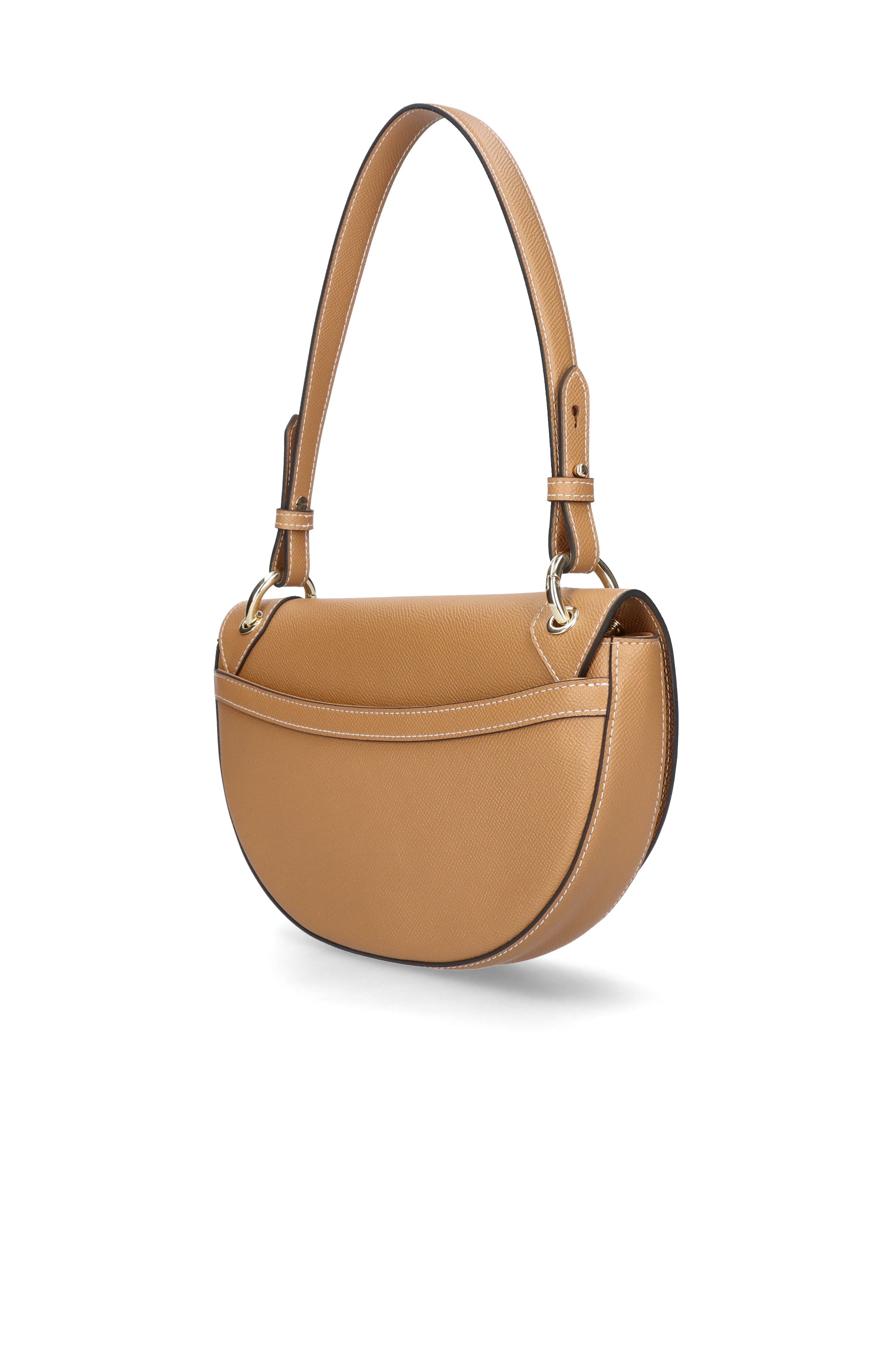 Dual Strap Medium Saddle Bad, Alternate, color, Tan