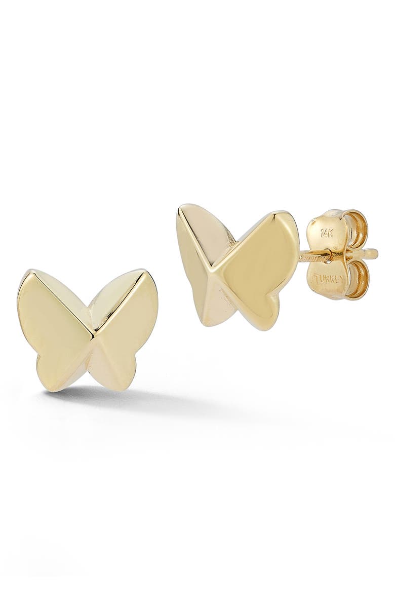 Ember Fine Jewelry Butterfly Stud Earrings, Main, color, 