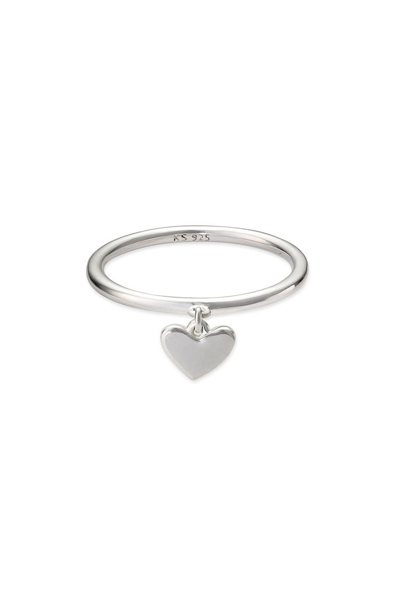 Kendra Scott Ari Heart Charm Ring, Alternate, color, 