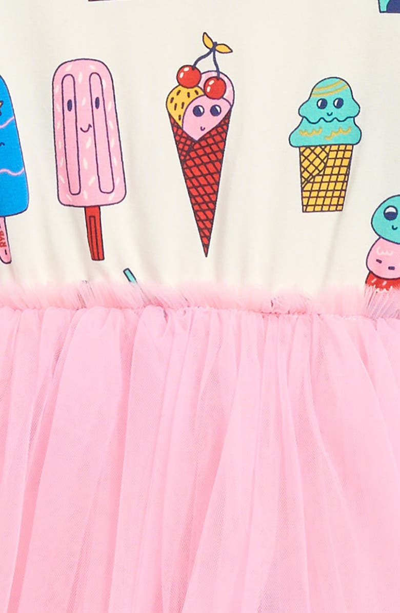 Rock Your Baby Kids' Ice Pop Tulle Dress, Alternate, color, Cream