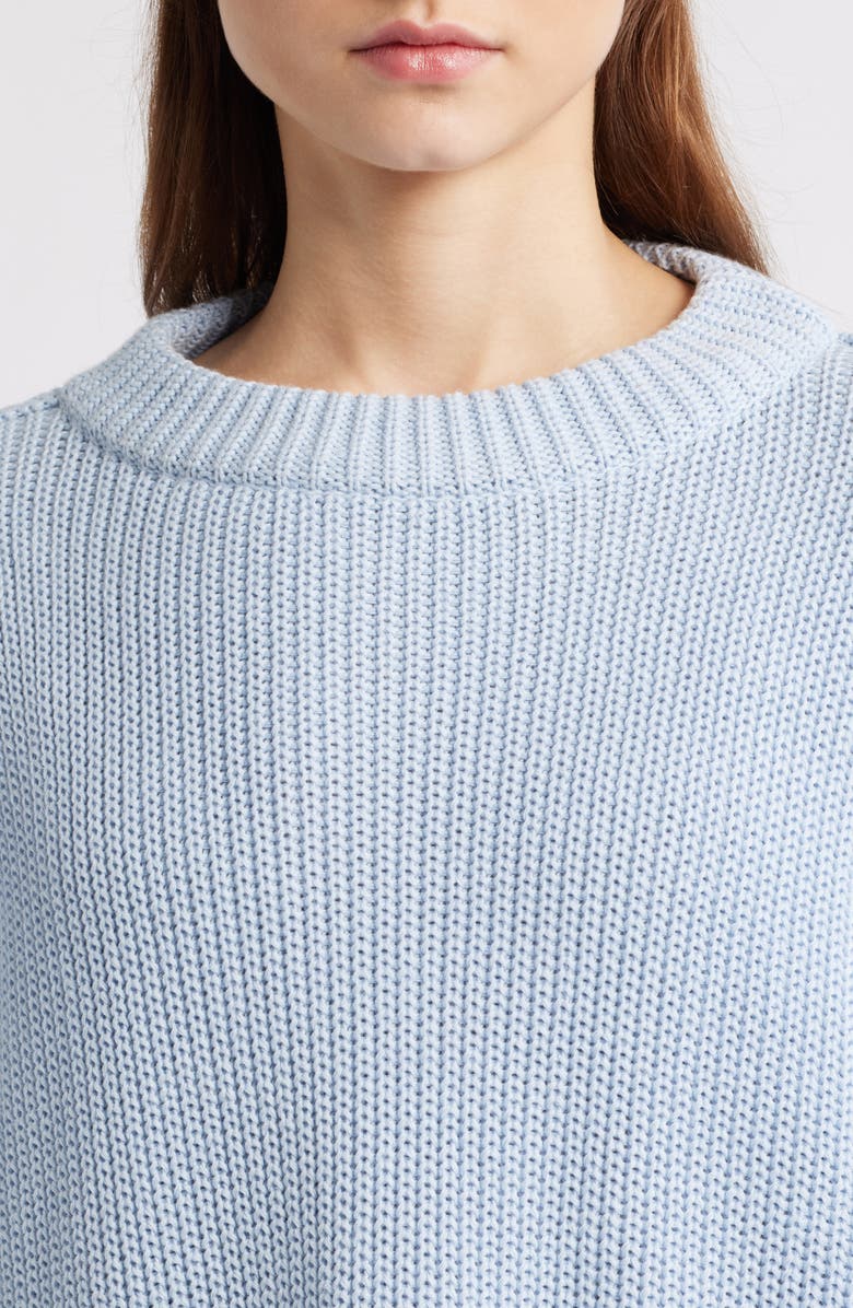 Frank & Eileen Montecito Cotton Sweater, Alternate, color, Ice