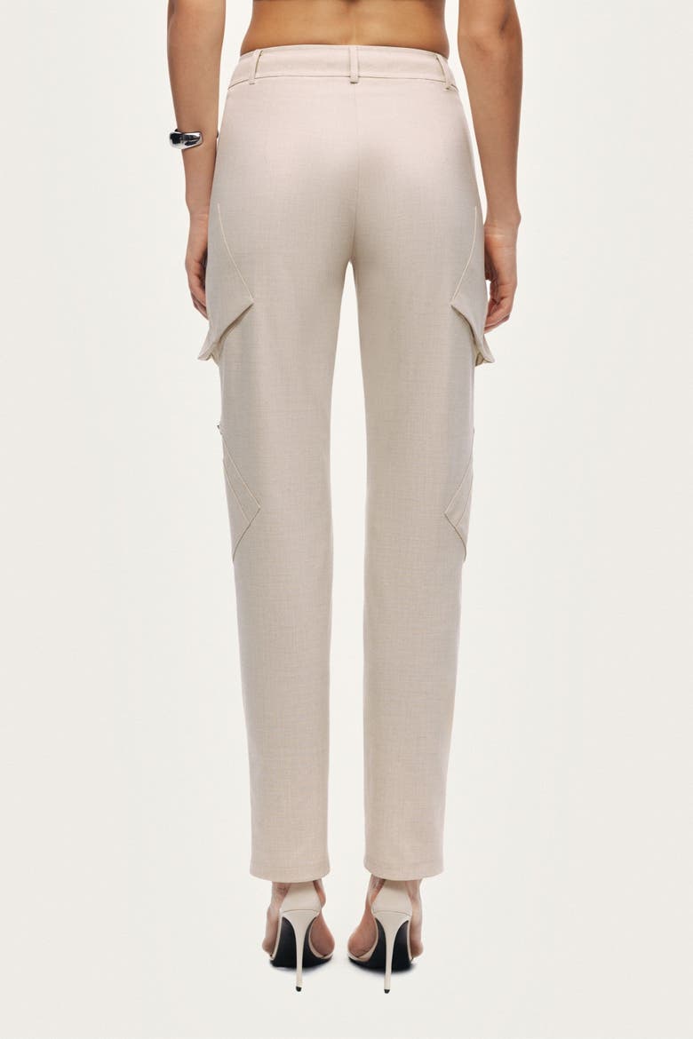 Pocket Detail Trousers, Alternate, color, Ivory