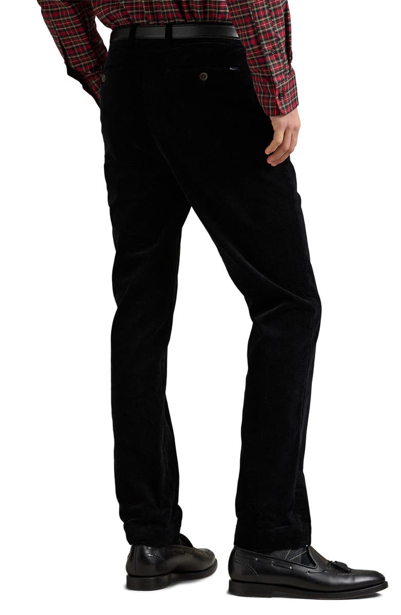 Polo Ralph Lauren Andover Slim Fit Stretch Corduroy Pants, Alternate, color, Polo Black