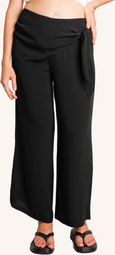 Nom Maternity The Easy Wrap Maternity Wide-Leg Pants