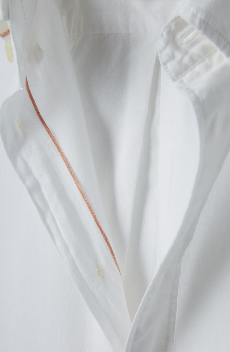 Billy Reid MSL One-Pocket Button-Down Shirt, Alternate, color, White