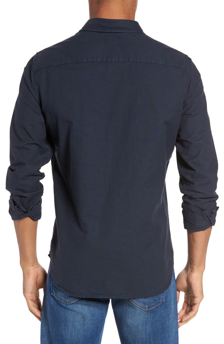 AG Caleb Slim Fit Twill Sport Shirt, Alternate, color, 5 Years Pigment Midnight