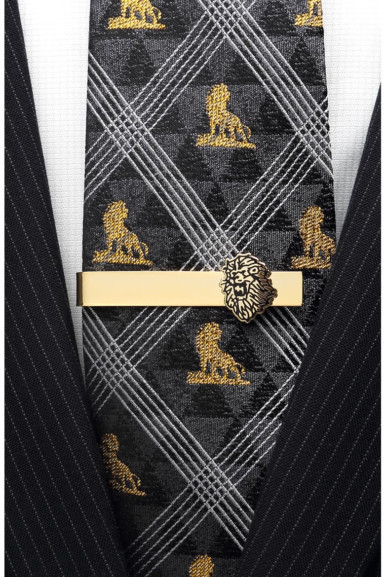Simba Tie Bar, Alternate, color, GOLD