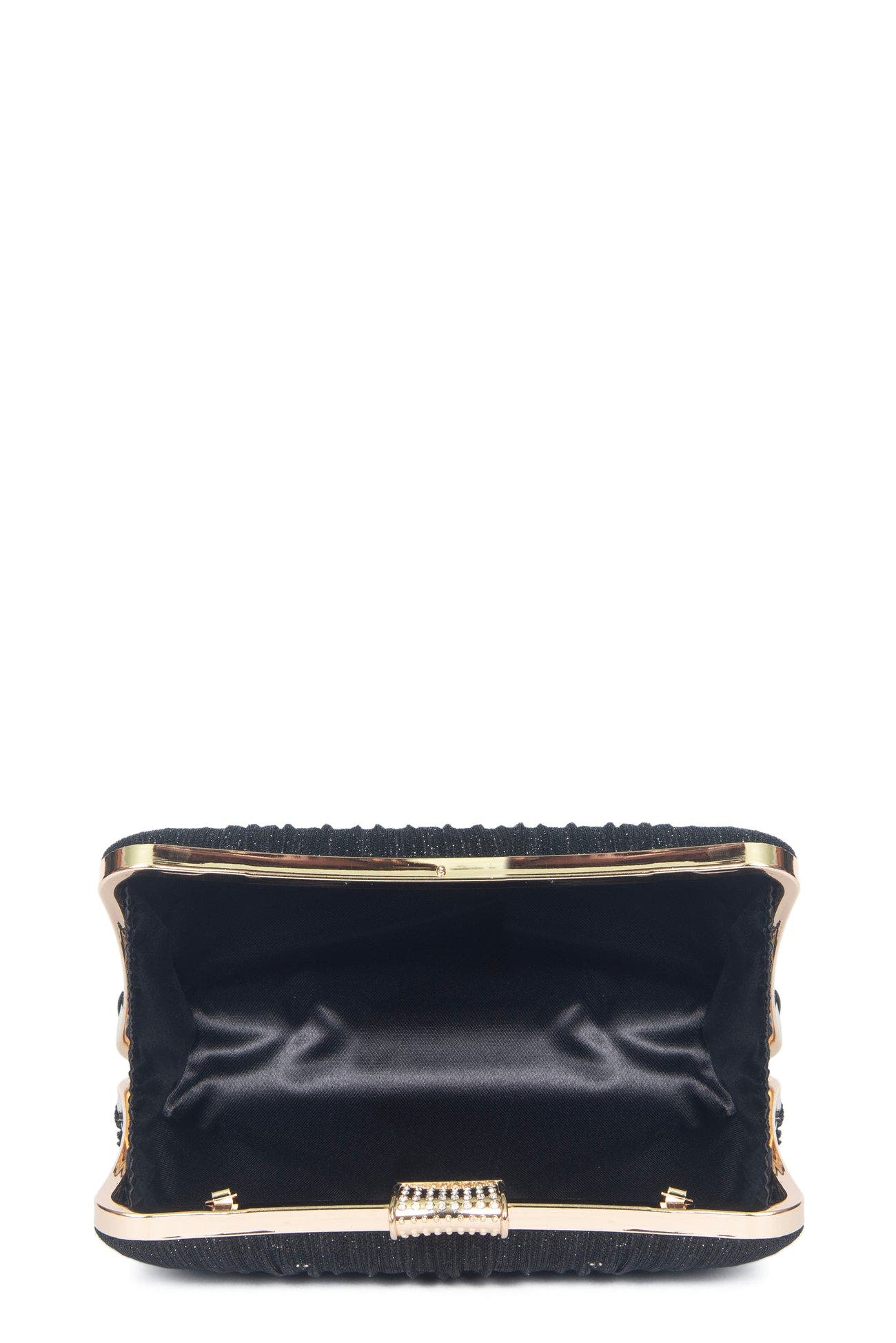 Lauren Lorraine Classy Clutch, Alternate, color, Black
