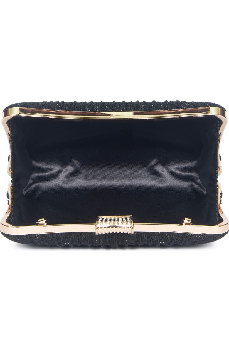 Lauren Lorraine Classy Clutch, Alternate, color, Black