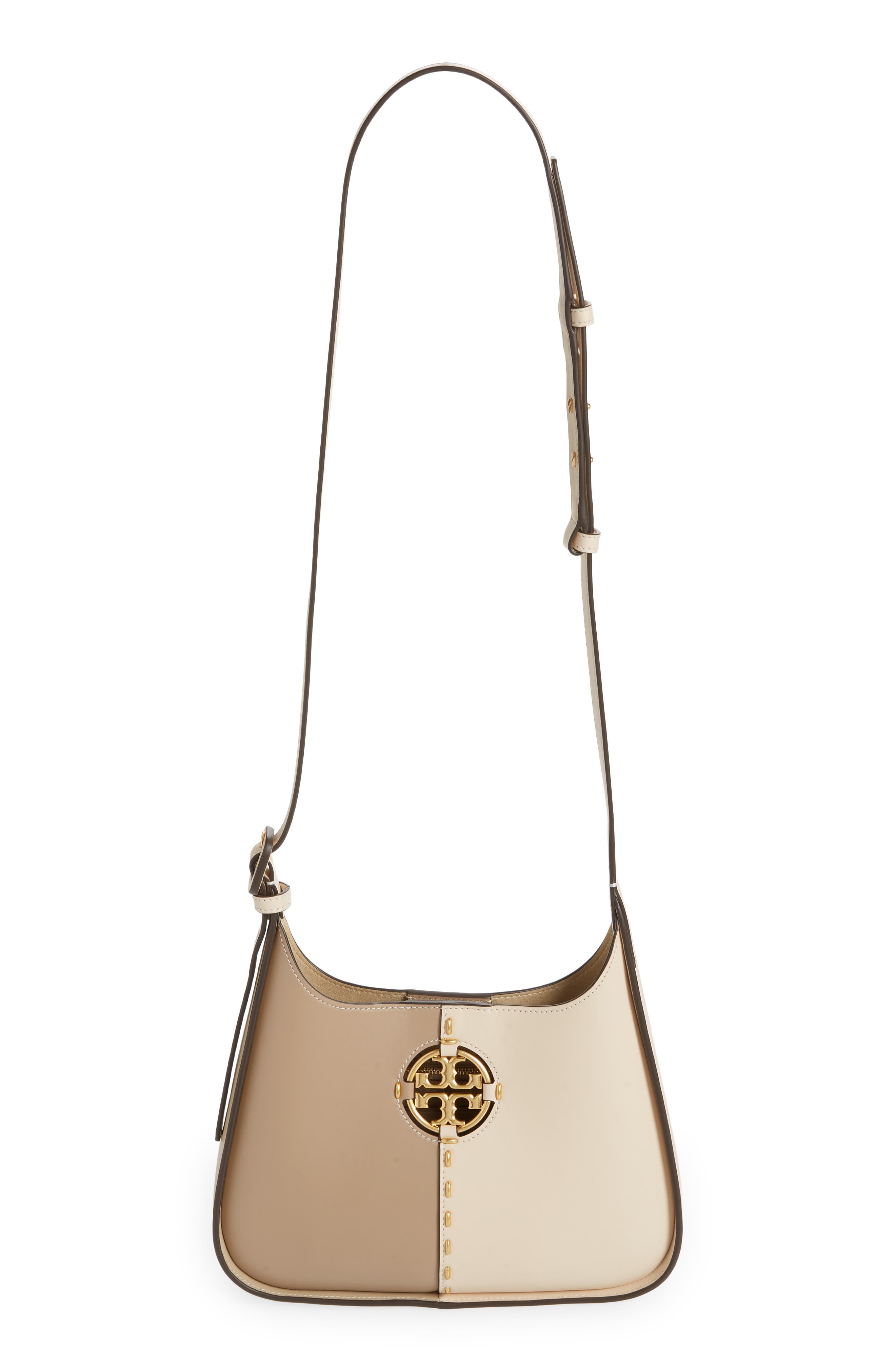 Tory Burch Miller Colorblock Small Leather Crossbody Bag, Alternate, color, 