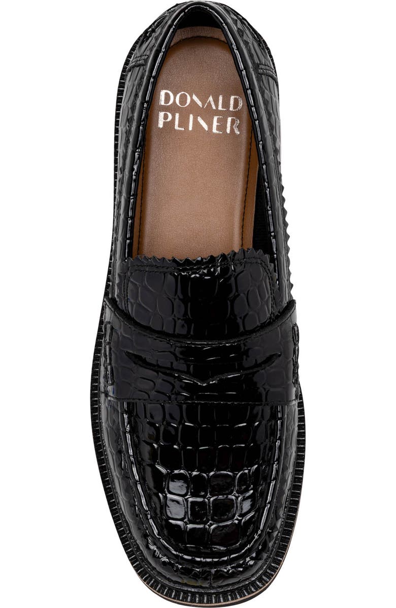 Donald Pliner Croc Embossed Loafer, Alternate, color,