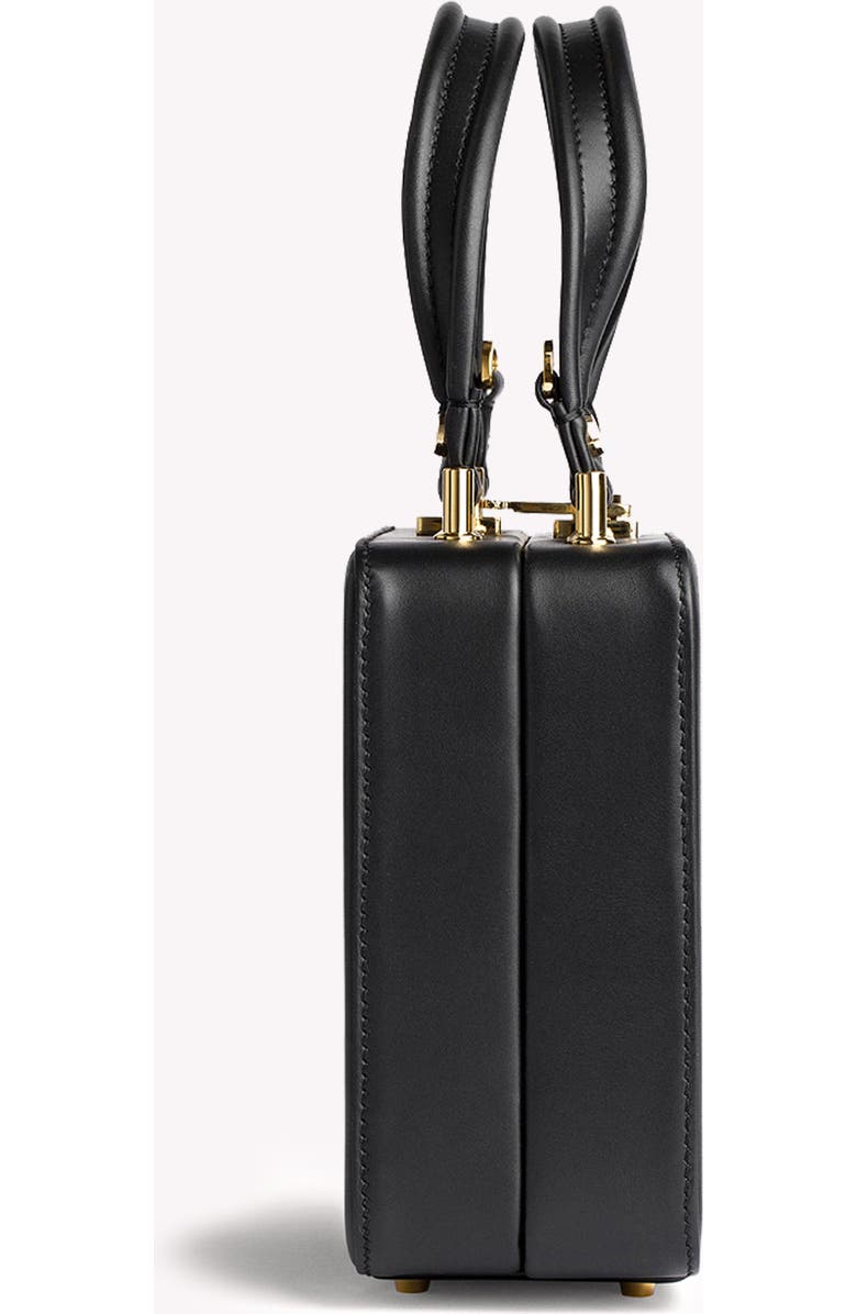 Gianvito Rossi Valì Top Handle bag, Alternate, color, Black Calf Leather
