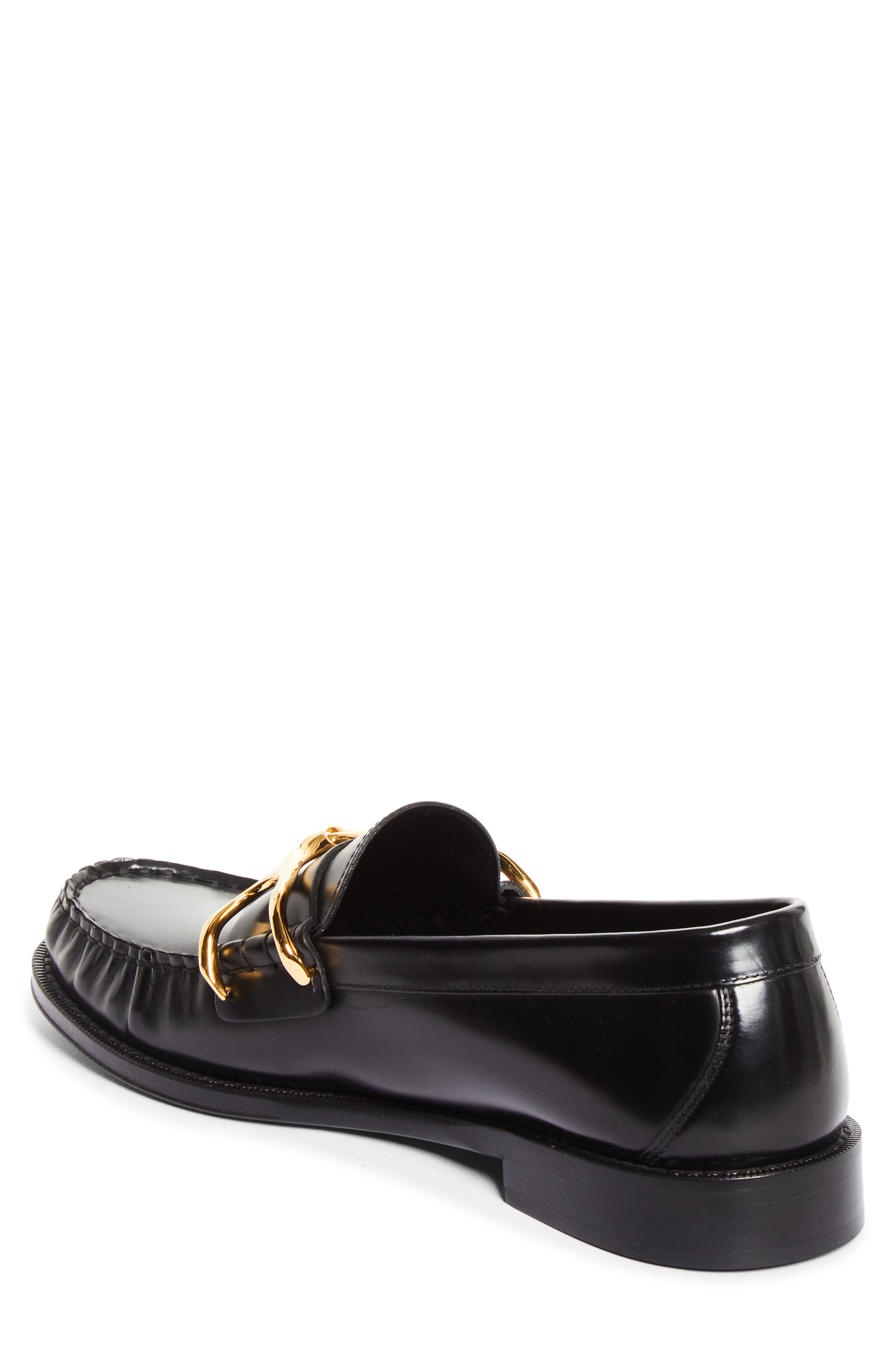 McQueen Wishbone Loafer, Alternate, color, Black