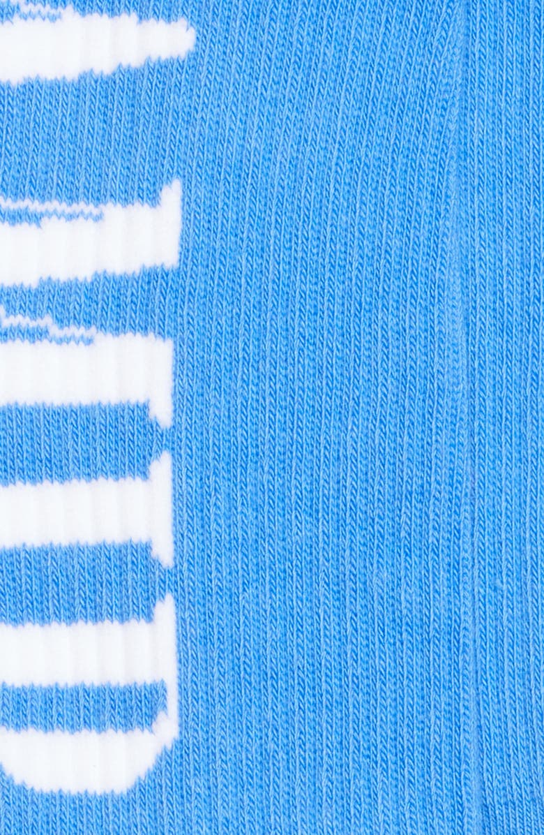 AMIRI Vertical Logo Rib Crew Socks, Alternate, color,