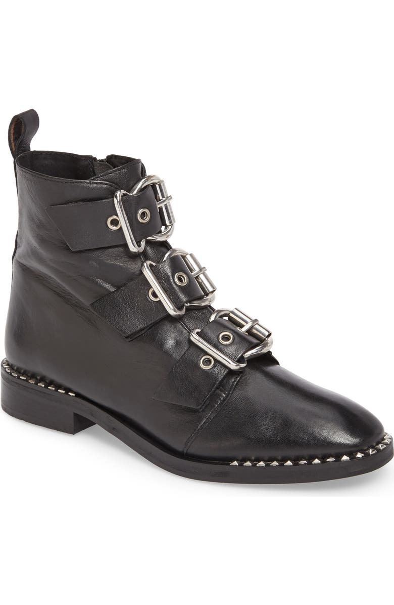 Topshop Alfie Buckle Ankle Boot, Main, color,
