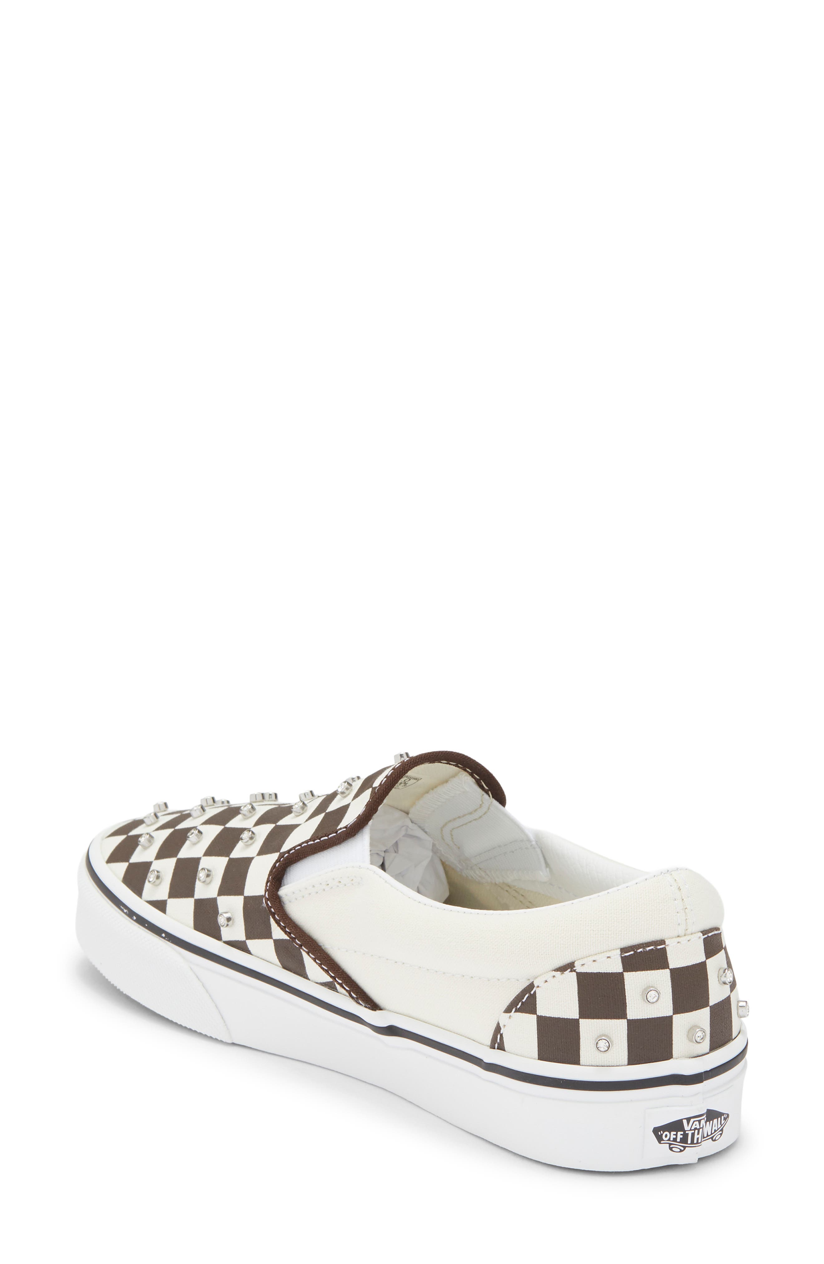Vans Classic Slip-On Sneaker, Alternate, color, Rhinestone Demitasse