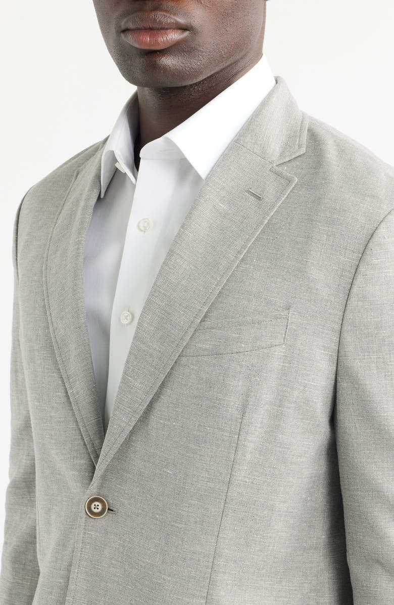 GRUNER 1949 Alfi Textured Sport Coat, Alternate, color, Light Grey