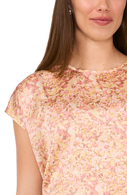 HALOGENR HALOGEN(R) PRINTED CHARMEUSE TOP