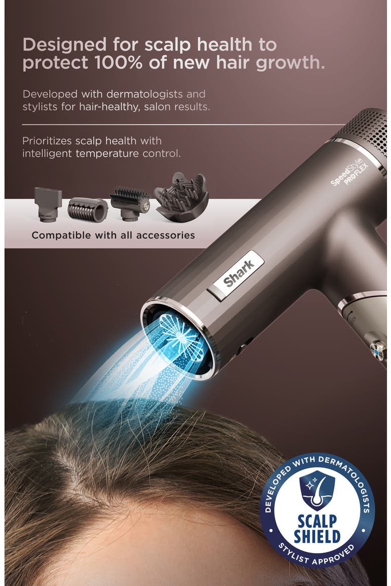 SpeedStyle Pro FLEX Professional Performance High-Velocity Hair Dryer System, Alternate, color, MULTI