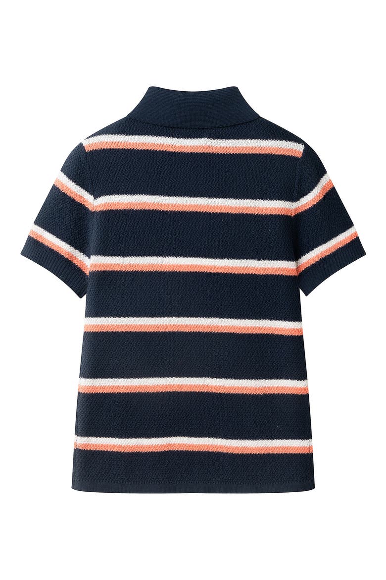 Kids' Sweater Polo, Alternate, color, NAVY STRIPE
