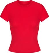 SKIMS Fits Everybody Short Sleeve T-Shirt