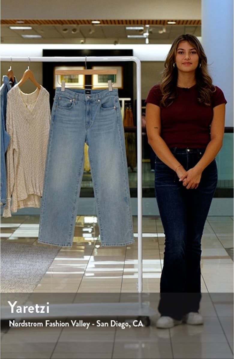 Marli High Waist Ankle Wide Leg Jeans, sales video thumbnail