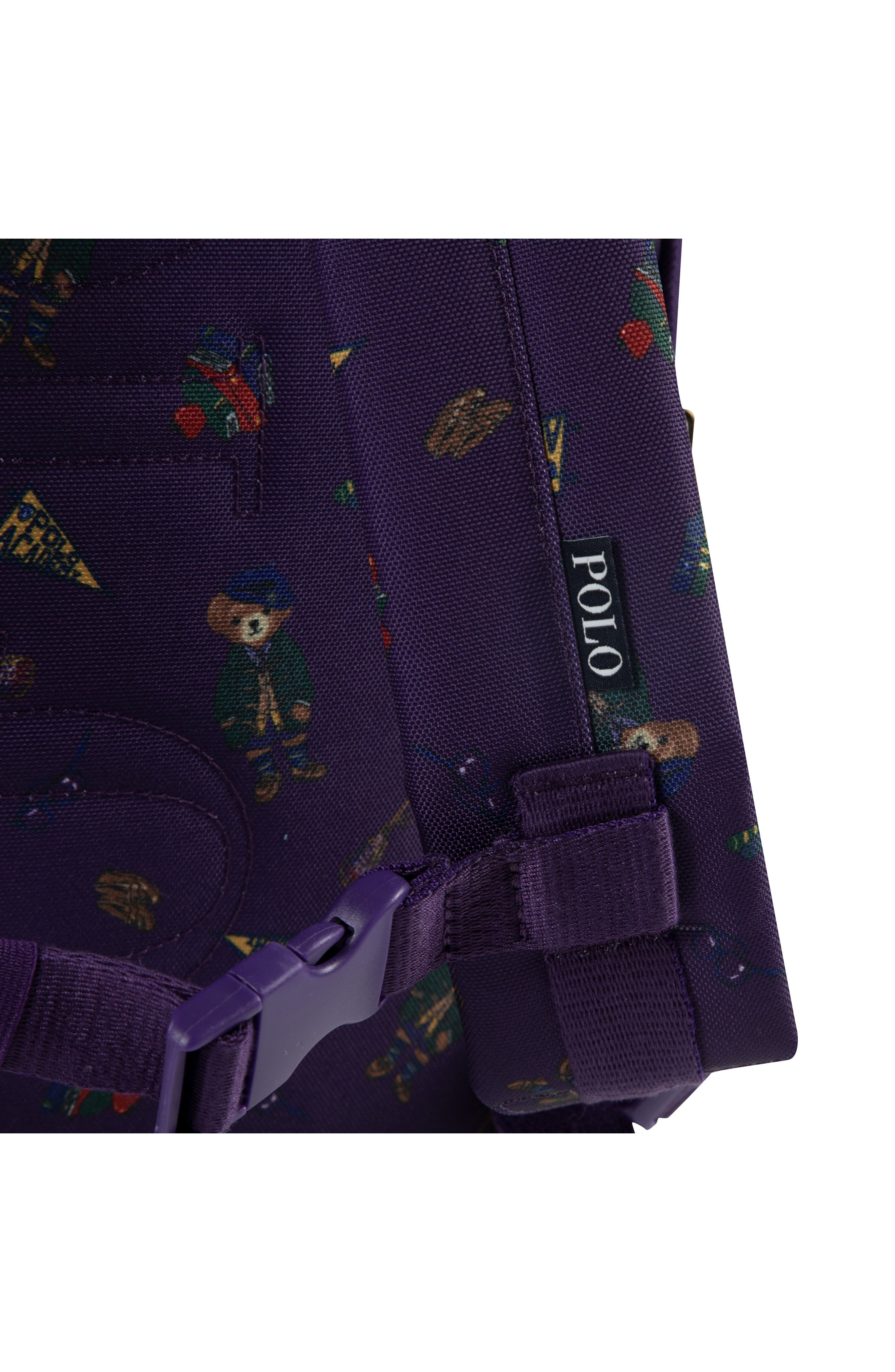 Ralph Lauren Kids' Polo Bear Print Backpack, Alternate, color, 