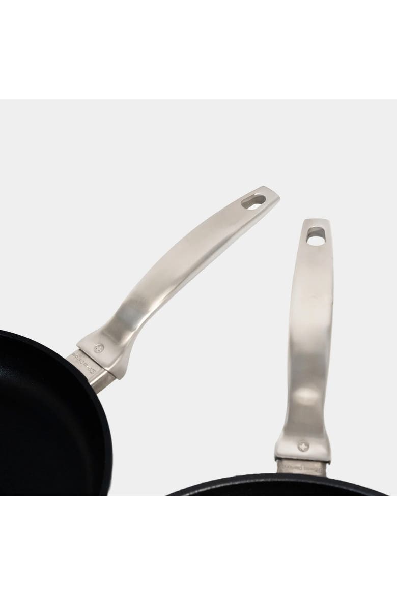 CHD Nonstick Fry Pan Duo, 9.5-Inch & 11-Inch, 2-Piece Set, Alternate, color, Black